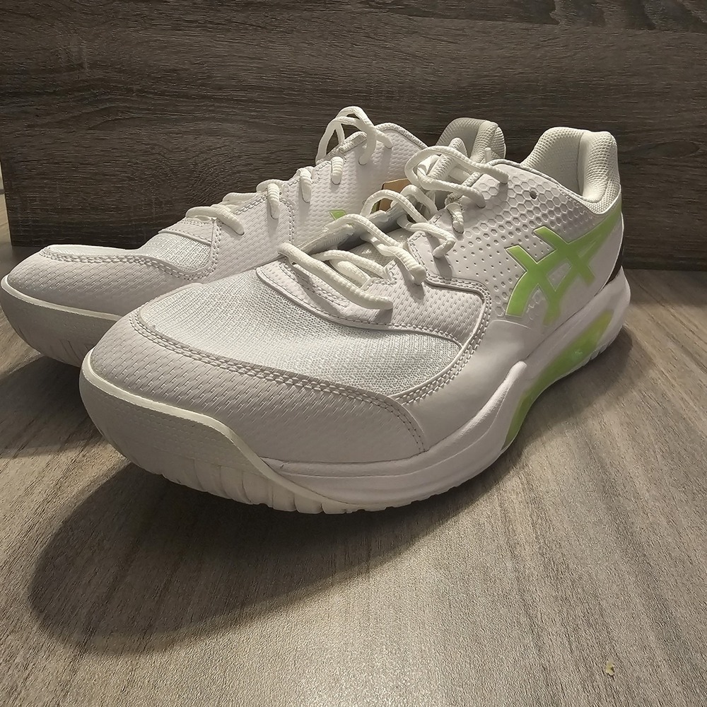 Asics Gel-Dedicate 8 White Green Pickleball‎ Tennis Shoes 1041A409 Men Sizes - Picture 6 of 11
